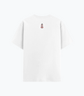 Basic T-Shirt | Unisex Fit XS-2XL | Poly-Cotton Blend 180 GSM | Soft Finish, Durable Stitching | Adults | Personalized | Typography | Democracy | Strength | Self-purchase | Assertive - back - White - mockup 2