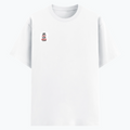 Basic T-Shirt | Unisex Fit XS-2XL | Poly-Cotton Blend 180 GSM | Soft Finish, Durable Stitching | Adults | Personalized | Typography | Democracy | Strength | Self-purchase | Assertive - right pocket - White - mockup 4