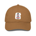 Classic Baseball Cap | Universal Fit | Drill Cotton | Breathable Sun Protection | Unisex | Personalized | Typography | Democracy | Strength | Self-purchase | Assertive - front - Khaki - mockup 1