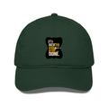 Classic Baseball Cap | Universal Fit | Drill Cotton | Breathable Sun Protection | Unisex | Personalized | Typography | Self-improvement | Perseverance | Everyday | Empowering | Strong Until The End - front - Bottle Green - mockup 1