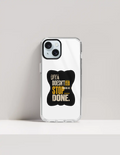 iPhone Glass Case | For Various iPhone Models | Tempered Glass & TPU | Hybrid Protection, Wireless Charging | Unisex | Personalized | Typography | Self-improvement | Perseverance | Everyday | Empowering | Strong Until The End - front_15 - 15 - mockup 8