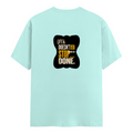 Male Classic Crew T-Shirt | Men's Regular Fit | 180 GSM Bio-Washed Cotton | Pre-Shrunk, Double-Stitched | Personalized | Typography | Self-improvement | Perseverance | Everyday | Empowering | Strong Until The End - back - Mint - mockup 2