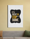 Canvas | Wall Art Decor | PolyCanvas Fabric, Wooden Frame | Fade-Proof & Durable | Unisex | Personalized | Typography | Self-improvement | Perseverance | Everyday | Empowering | Strong Until The End - front_20X30 In - 20X30 In - mockup 4
