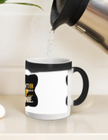 Magic Coffee Mug | 11 oz | Ceramic | Heat-Reveal Design | Unisex | Personalized | Typography | Self-improvement | Perseverance | Everyday | Empowering | Strong Until The End - front_11oz Black - 11oz Black - mockup 4