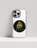 Hard Clear Case | For iPhone | TPU & PC Hybrid | Camera Guard & Scratch-Proof | Unisex | Personalized | Typography | Academia | Education | Graduation | Humorous - front_15 Pro Max - 15 Pro Max - mockup 11