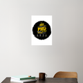 Acrylic Poster | Glossy 3mm Acrylic | Stick-On Wall Decor | Frameless | Unisex | Personalized | Typography | Academia | Education | Graduation | Humorous - front_6 - A4 Poster - White - mockup 6