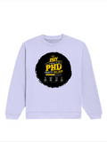 Oversized Sweatshirt | Relaxed Fit Unisex | 90% Cotton 10% Polyester 400 GSM | Pre-Shrunk Drop Shoulder | Unisex | Personalized | Typography | Academia | Education | Graduation | Humorous - front - Lavender - mockup 1