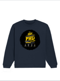 Oversized Sweatshirt | Relaxed Fit Unisex | 90% Cotton 10% Polyester 400 GSM | Pre-Shrunk Drop Shoulder | Unisex | Personalized | Typography | Academia | Education | Graduation | Humorous - front - Navy Blue - mockup 1