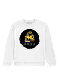 Oversized Sweatshirt | Relaxed Fit Unisex | 90% Cotton 10% Polyester 400 GSM | Pre-Shrunk Drop Shoulder | Unisex | Personalized | Typography | Academia | Education | Graduation | Humorous