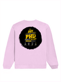 Oversized Sweatshirt | Relaxed Fit Unisex | 90% Cotton 10% Polyester 400 GSM | Pre-Shrunk Drop Shoulder | Unisex | Personalized | Typography | Academia | Education | Graduation | Humorous - back - Light Baby Pink - mockup 2