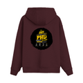 Oversized Hoodie | Relaxed Fit Unisex | 400 GSM Cotton Blend | Pre-Shrunk Warmth & Comfort | Adults | Personalized | Typography | Academia | Education | Graduation | Humorous - back - Maroon - mockup 2