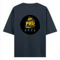 Oversized Standard T-Shirt | Unisex Relaxed Fit | 100% Super Combed Cotton | Soft, Breathable, Durable | Adult | Personalized | Typography | Academia | Education | Graduation | Humorous - back - Navy Blue - mockup 2
