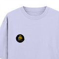 Oversized Standard T-Shirt | Unisex Relaxed Fit | 100% Super Combed Cotton | Soft, Breathable, Durable | Adult | Personalized | Typography | Academia | Education | Graduation | Humorous - left pocket - Lavender - mockup 3