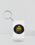 Keychain | Rectangle Square Slim | Durable Acrylic | Fade-Proof Glossy Finish | Unisex | Personalized | Typography | Academia | Education | Graduation | Humorous - front_Rectangle - Rectangle - White - mockup 3