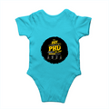 Baby Romper | 0-12 Months | 180 GSM Bio-Washed Cotton | Double-Stitched, Pre-Shrunk | Unisex | Personalized | Typography | Academia | Education | Graduation | Humorous - back - SkyBlue - mockup 2