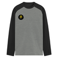 Male Raglan T-Shirt | Men's Regular Fit | 180 GSM Bio-Washed Fabric | Double Stitched, Ribbed Neck | Personalized | Typography | Academia | Education | Graduation | Humorous - left pocket - mockup 3