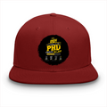 Classic Snapback Cap | Adjustable Fit | Heavy Cotton | Structured Panels | Flat Brim | Unisex Adult | Personalized | Typography | Academia | Education | Graduation | Humorous - front - Red - mockup 1