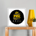 Framed Poster | Multiple Sizes | 300 GSM Art Paper | Laminated | Fade-Proof | Home Decor | Personalized | Typography | Academia | Education | Graduation | Humorous - front_10x10In - 10x10In - mockup 3