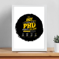 Framed Poster | Multiple Sizes | 300 GSM Art Paper | Laminated | Fade-Proof | Home Decor | Personalized | Typography | Academia | Education | Graduation | Humorous - front_12x16In - 12x16In - mockup 6