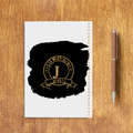 Sketchbook | A5 Size | 140 GSM Paper | Spiral Bound | Unisex | Personalized | Typography | Identity | Confident - back - White - mockup 2