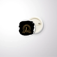 Pin Button Badge | Glossy Finish | Rust-Free Metal | Pin Attached | Unisex | Personalized | Typography | Identity | Confident