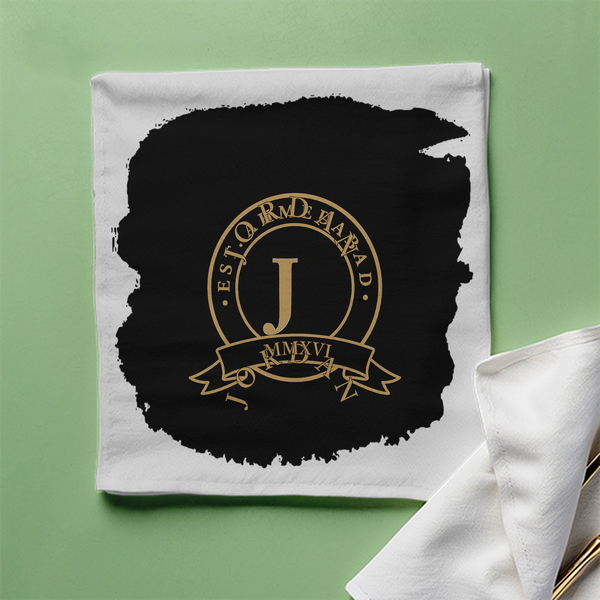 Cloth Napkin | Standard Dining Size | 100% Polyester | Soft, Durable, Hemmed | Unisex | Personalized | Typography | Identity | Confident
