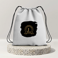 Drawstring Bag | 280 GSM | Durable Cotton | Secure Closure | Unisex | Personalized | Typography | Identity | Confident - back - mockup 2
