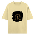 Oversized Standard T-Shirt | Unisex Relaxed Fit | 100% Super Combed Cotton | Soft, Breathable, Durable | Adult | Personalized | Typography | Identity | Confident - front - Beige - mockup 1