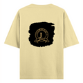 Oversized Standard T-Shirt | Unisex Relaxed Fit | 100% Super Combed Cotton | Soft, Breathable, Durable | Adult | Personalized | Typography | Identity | Confident - back - Beige - mockup 2