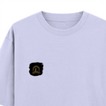 Oversized Standard T-Shirt | Unisex Relaxed Fit | 100% Super Combed Cotton | Soft, Breathable, Durable | Adult | Personalized | Typography | Identity | Confident - left pocket - Lavender - mockup 3