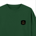 Oversized Classic T-Shirt | Unisex Relaxed Fit | 100% Super-Combed Cotton | Pre-Shrunk, Double-Stitched | Adults | Personalized | Typography | Identity | Confident - right pocket - Bottle Green - mockup 4