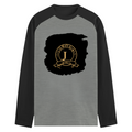 Male Raglan T-Shirt | Men's Regular Fit | 180 GSM Bio-Washed Fabric | Double Stitched, Ribbed Neck | Personalized | Typography | Identity | Confident - front - mockup 1