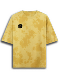 Tie Dye Oversized T-Shirt | Relaxed Fit, Drop Shoulder | 260 GSM Cotton Blend | Pre-Shrunk, Bio-Washed | Unisex Adult | Personalized | Typography | Identity | Confident - right pocket - mockup 4
