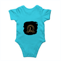 Baby Romper | 0-12 Months | 180 GSM Bio-Washed Cotton | Double-Stitched, Pre-Shrunk | Unisex | Personalized | Typography | Identity | Confident - back - SkyBlue - mockup 2