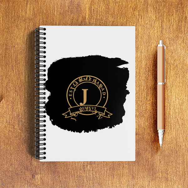 A5 Notepad | 120 Pages, Ruled/Unruled | 70 GSM Natural Shade Paper, 300 GSM Cover | Wire Bound | Everyday Use | Personalized | Typography | Identity | Confident