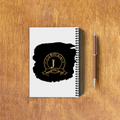A5 Notepad | 120 Pages, Ruled/Unruled | 70 GSM Natural Shade Paper, 300 GSM Cover | Wire Bound | Everyday Use | Personalized | Typography | Identity | Confident - back_3 - White - mockup 6
