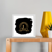 Framed Poster | Multiple Sizes | 300 GSM Art Paper | Laminated | Fade-Proof | Home Decor | Personalized | Typography | Identity | Confident