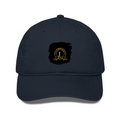 Classic Baseball Cap | Universal Fit | Drill Cotton | Breathable Sun Protection | Unisex | Personalized | Typography | Identity | Confident - front - Navy Blue - mockup 1