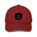 Classic Baseball Cap | Universal Fit | Drill Cotton | Breathable Sun Protection | Unisex | Personalized | Typography | Identity | Confident - front - Red - mockup 1