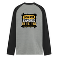 Male Raglan T-Shirt | Men's Regular Fit | 180 GSM Bio-Washed Fabric | Double Stitched, Ribbed Neck | Personalized | Typography | Self-expression | Everyday | Confident - back - mockup 2