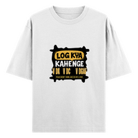 Oversized Standard T-Shirt | Unisex Relaxed Fit | 100% Super Combed Cotton | Soft, Breathable, Durable | Adult | Personalized | Typography | Self-expression | Everyday | Confident