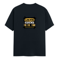 Male Classic Crew T-Shirt | Men's Regular Fit | 180 GSM Bio-Washed Cotton | Pre-Shrunk, Double-Stitched | Personalized | Typography | Self-expression | Everyday | Confident - back - Navy Blue - mockup 2