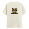 Male Classic Crew T-Shirt | Men's Regular Fit | 180 GSM Bio-Washed Cotton | Pre-Shrunk, Double-Stitched | Personalized | Typography | Self-expression | Everyday | Confident - back - Off White - mockup 2