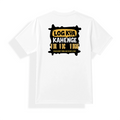 Unisex Jersey T-Shirt | Unisex Fit | Polyester Honeycomb Mesh | Breathable Quick-Dry | Adults | Personalized | Typography | Self-expression | Everyday | Confident - back - mockup 2