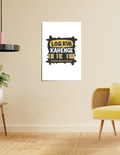 Poster | 300 GSM Art Board | Fade-Proof Digital , Easy Hang Adhesive | Home Decor | Personalized | Typography | Self-expression | Everyday | Confident - front_16x24In - 16x24In - mockup 8