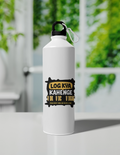 Sipper Bottle | 750 ml Unisex | Aluminum | Clip Cap | Fade-Proof | Personalized | Typography | Self-expression | Everyday | Confident - front - White - mockup 1