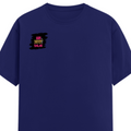 Female Classic Crew T-Shirt | Regular Fit | 180 GSM Bio-Washed Cotton Blend | Pre-Shrunk, Double-Stitched | Women | Personalized | Typography | Self-expression | Everyday | Empowering | Desi Swag Unfiltered - right pocket - Royal Blue - mockup 4