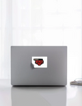 Stickers | Various Sizes | 100 Microns Matte Laminated | Die-Cut, Indoor/Outdoor Durable | Unisex | Personalized | Grunge | Motivation | Self-improvement | Everyday | Empowering | Empowering Beast Mode (concept) - front_4x3 - 4x3 - mockup 3