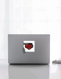 Stickers | Various Sizes | 100 Microns Matte Laminated | Die-Cut, Indoor/Outdoor Durable | Unisex | Personalized | Grunge | Motivation | Self-improvement | Everyday | Empowering | Empowering Beast Mode (concept) - front_4x4 - 4x4 - mockup 4