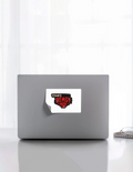 Stickers | Various Sizes | 100 Microns Matte Laminated | Die-Cut, Indoor/Outdoor Durable | Unisex | Personalized | Grunge | Motivation | Self-improvement | Everyday | Empowering | Empowering Beast Mode (concept) - front_6x4 - 6x4 - mockup 6